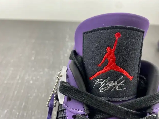 Rep TBK 4 Family) Jordan Retro Scott Travis 766296 Purple (Friends and LN4 0618